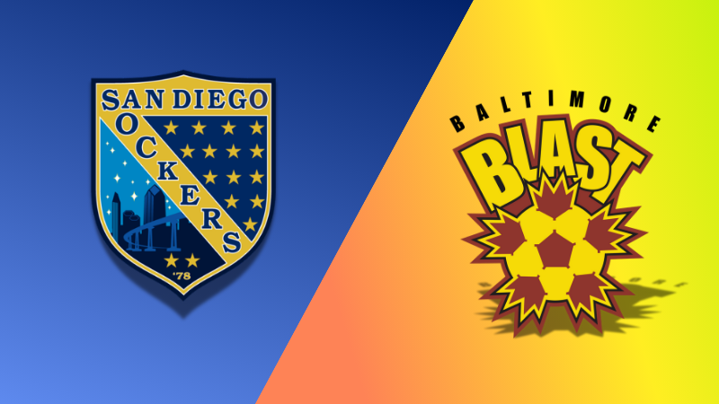 MASL - SAN DIEGO SOCKERS vs BALTIMORE BLAST - GAME# 29