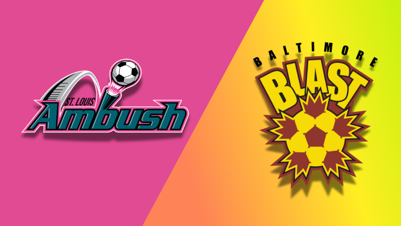 MASL - ST. LOUIS AMBUSH vs  BALTIMORE BLAST - GAME# 55