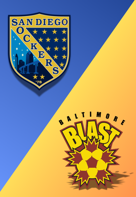 MASL - SAN DIEGO SOCKERS vs BALTIMORE BLAST - GAME# 29