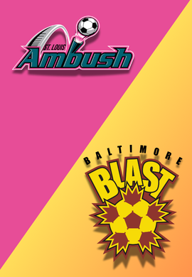 MASL - ST. LOUIS AMBUSH vs  BALTIMORE BLAST - GAME# 55