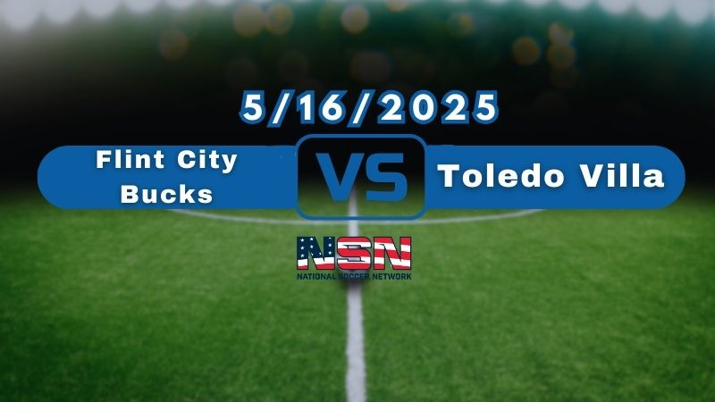 Flint City Bucks vs Toledo Villa | Friday May 16th 2025 at 11am
