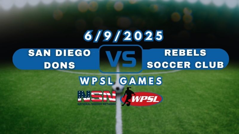 WPSL - SAN DIEGO DONS vs REBELS SOCCER CLUB