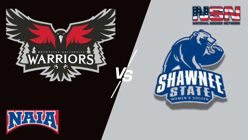 NAIA WOMENS SOCCER | ROCHESTER CHRISTIAN VS SHAWNEE STATE