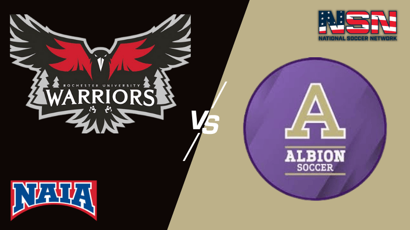 NAIA MENS SOCCER | ROCHESTER CHRISTIAN VS ALBION