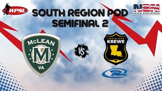 WPSL | SOUTH REGION POD - SEMIFINAL 2 | MCLEAN SOCCER VS LA KREWE RUSH