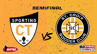WPSL - SEMIFINAL | SPORTING CT vs ST. CROIX SOCCER CLUB